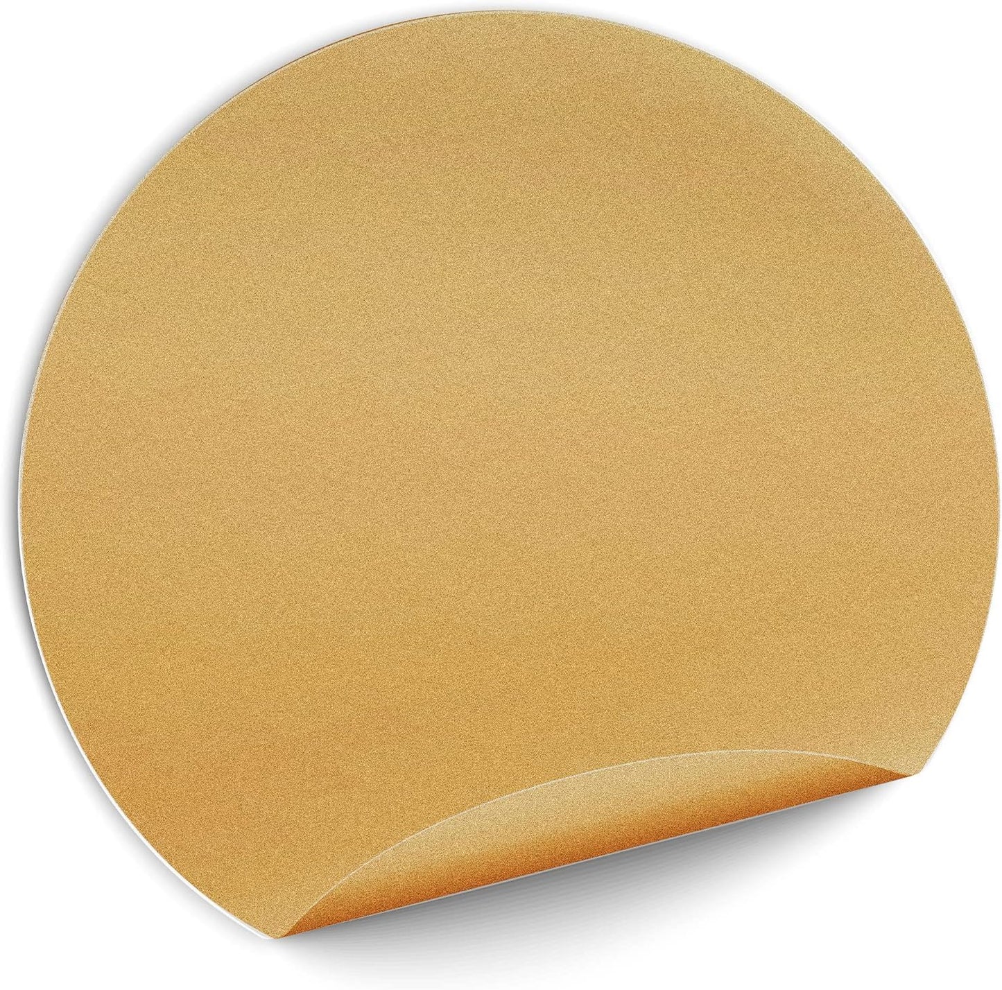 (1pcs) Natural Brown Kraft Stickers (500 Per Roll) - Round Blank Stickers (Permanent Adhesive) for Store Owners, Crafts, Organizing, Jar and Canning Labels (38mm) 38mm