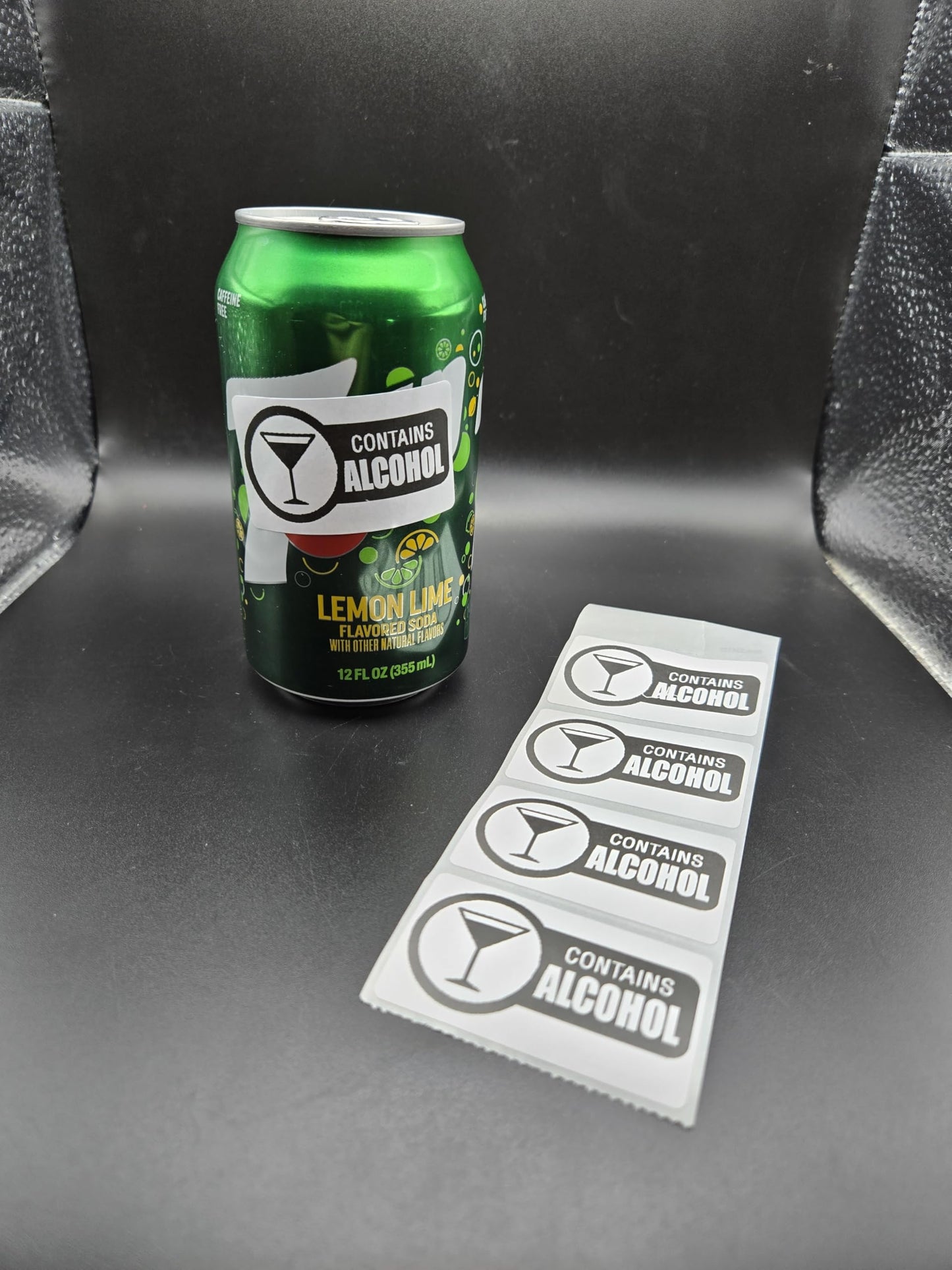 100PCS Contains Alcohol Stickers Bulk Warning Labels Stickers Sticker Label