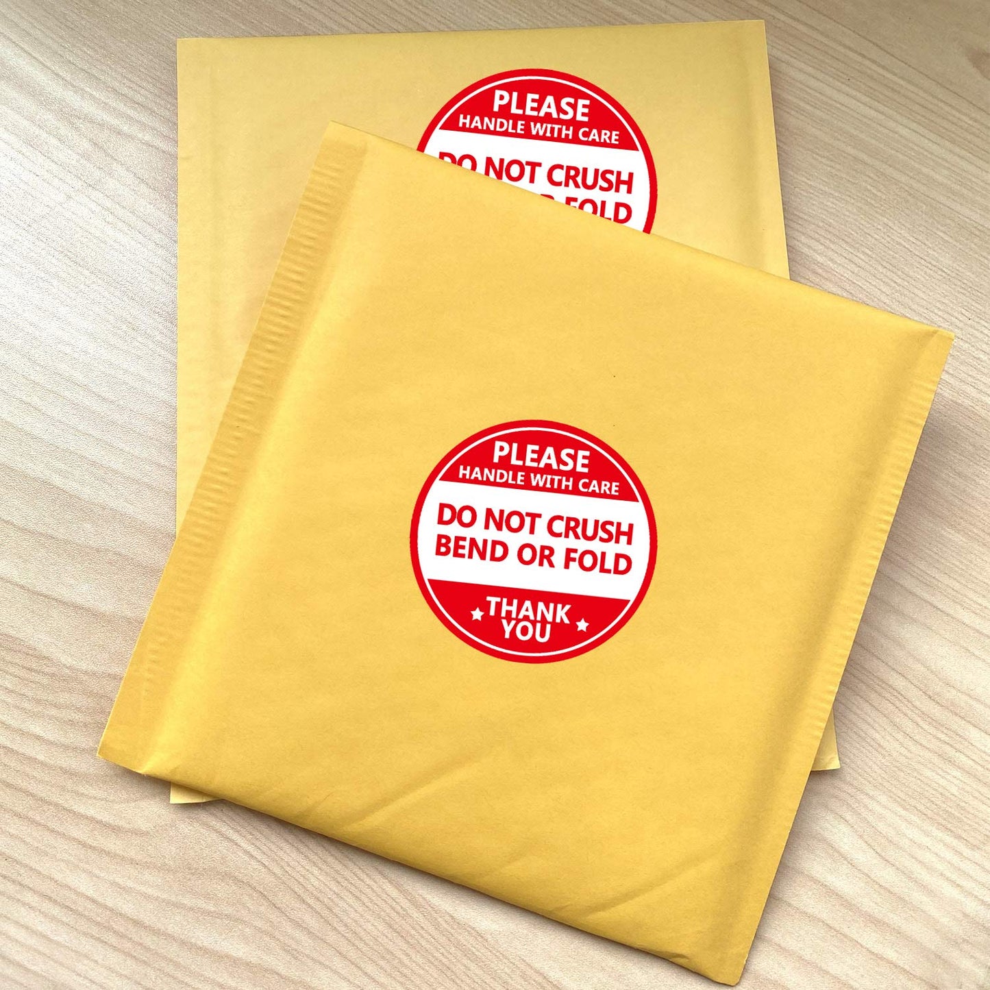 Do not Crush Bend or Fold Shipping Handling Stickers Labels,Shipping Warning Stickers for Package 2 Inch 500 Pcs Per Roll