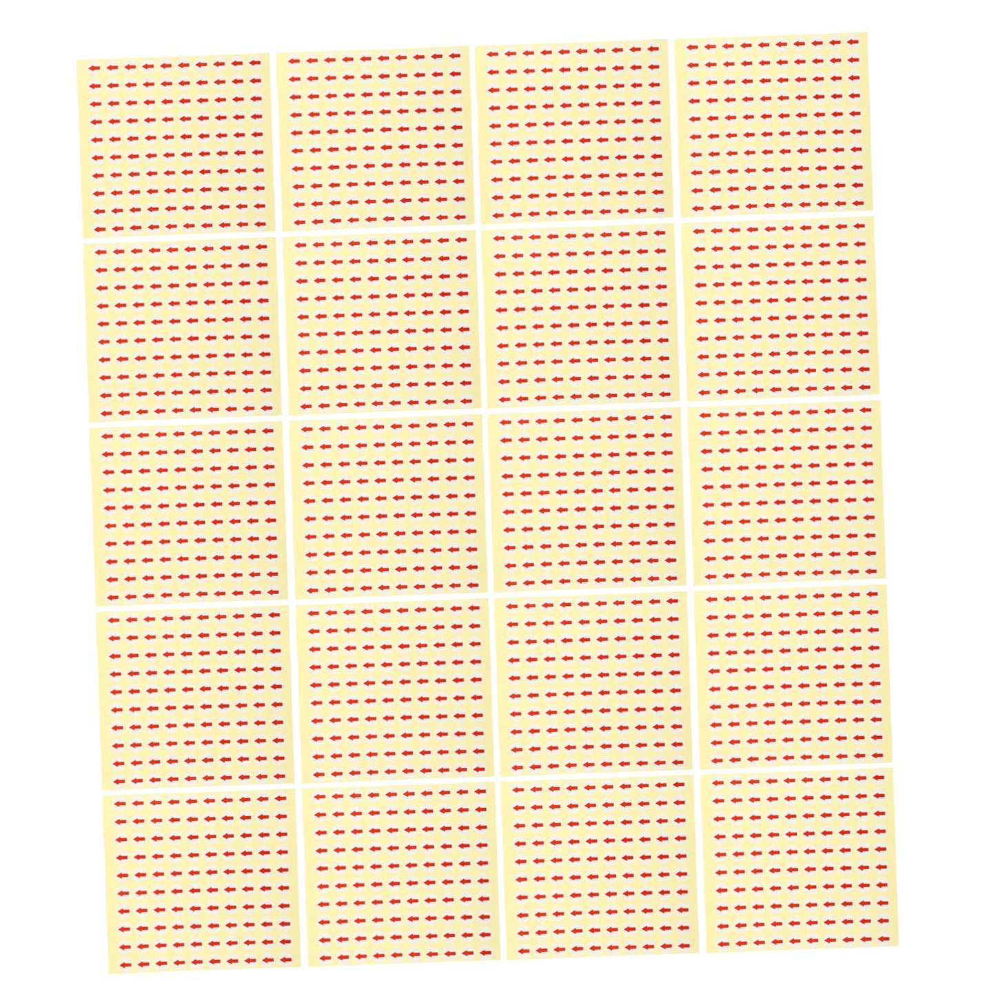STOBOK 6400pcs Red Arrow Labels Self-Adhesive Circle Dot Stickers for Defect Indication Removable for Product Inspection Repair Shops Picture 1 1*1 cm