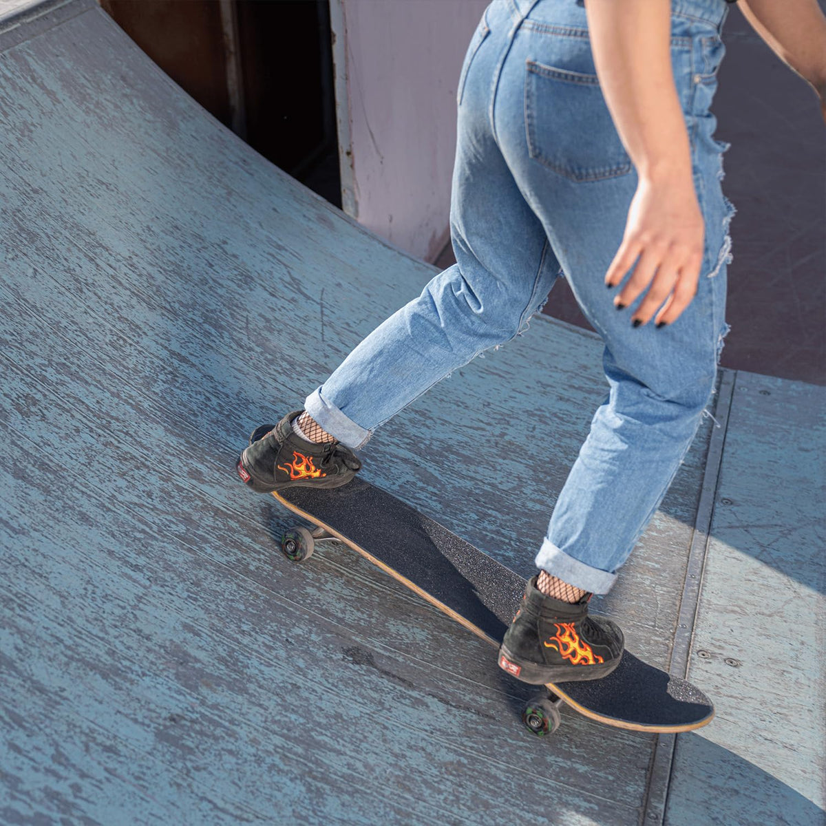 Mr. Pen- Black Skateboard Grip Tape, 10.6"x36.4", Tear-Proof, Waterproof Scooter Grip Tape, Longboard Griptape, Sandpaper for Roller Board, Stairs, Pedal Wheelchair, Steps 10"x36"