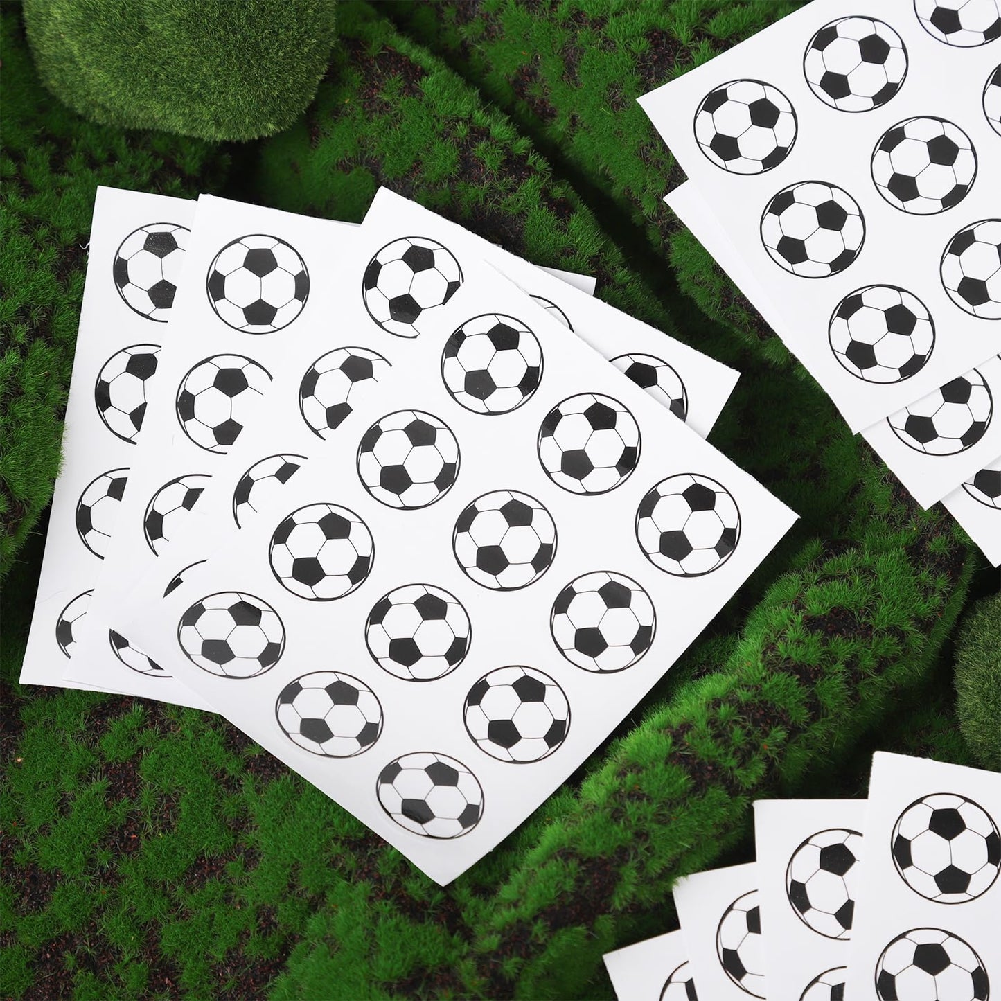 180pcs Soccer Stickers, Self Adhesive Soccer Ball Stickers Labels for Scrapbooking Water Bottles Sports Ball Stickers Party Favor Reward Pride Stickers for Kids Soccer Lovers Party Decorations