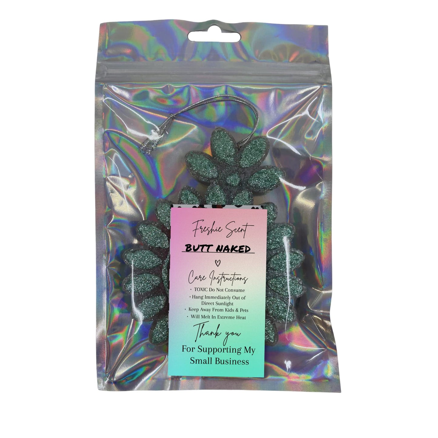 Freshie Warning Care Instruction Card Stickers | 200 Sticker Roll | 2x3.5” Write in Your Scent Line Rainbow Ombre Pink Green Scented Bead Molds Aroma Oil Freshie Silicone It’s Getting Hot Labels