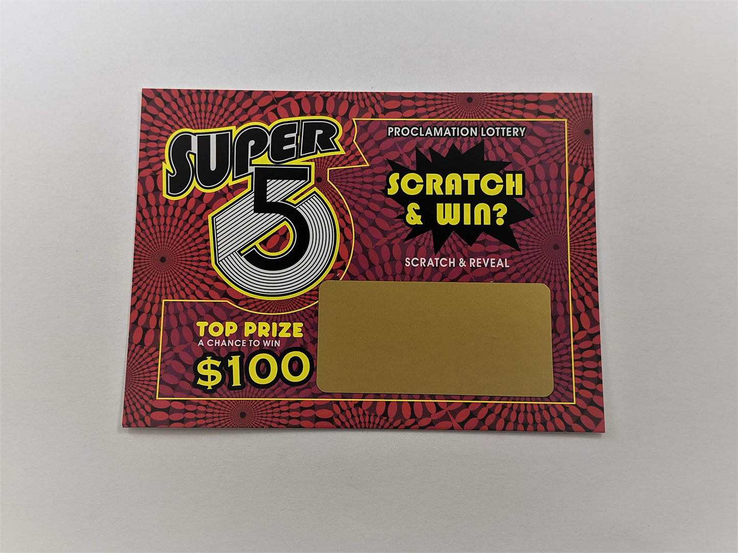 My Scratch Offs 1 x 2 Inch Gold Rectangle Scratch Off Sticker Labels - 250 Pack