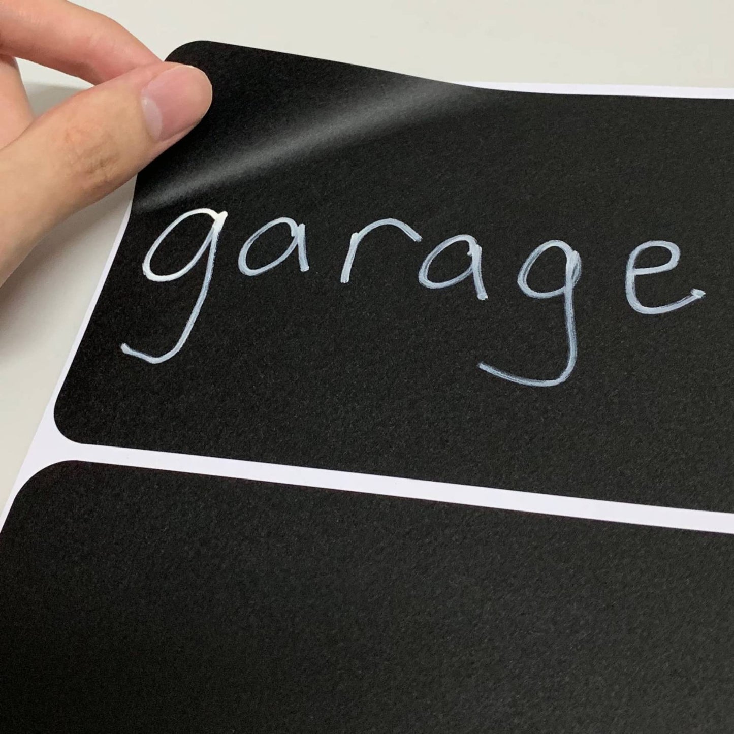 50-Pack, Chalkboard Labels Stickers, Erasable and Reusable - Rectangle, 6" x 4" 50 Labels