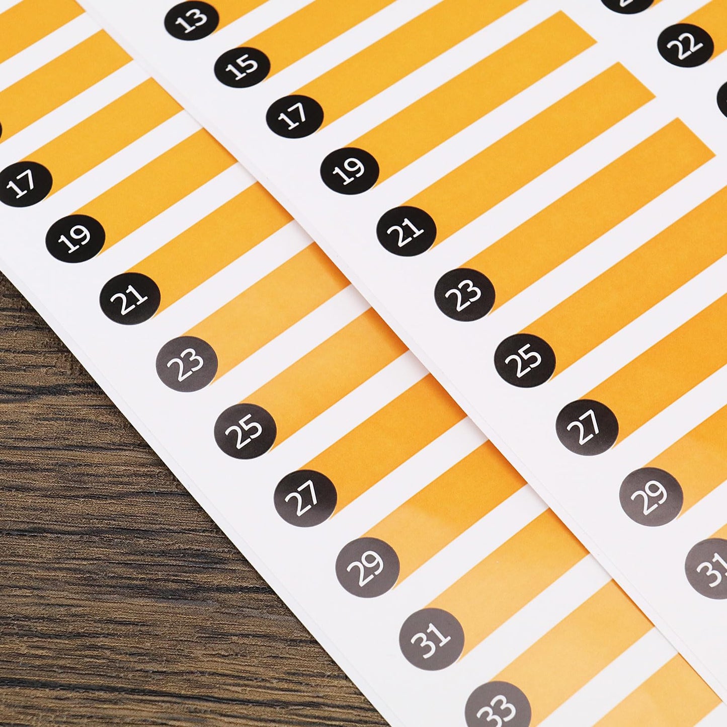12Pcs Electrical Panel Stickers & 4 Round Number Stickers - Self-Adhesive Circuit Breaker Directory Signs & Fuse Box Labels