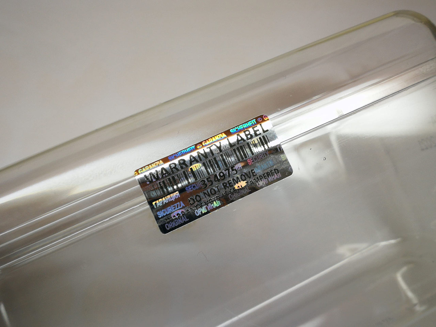 250 pcs Silver Security Seal 1.26 x 0.59 Inch, Void Hologram Stickers, Warranty Tamper evident Holographic Labels