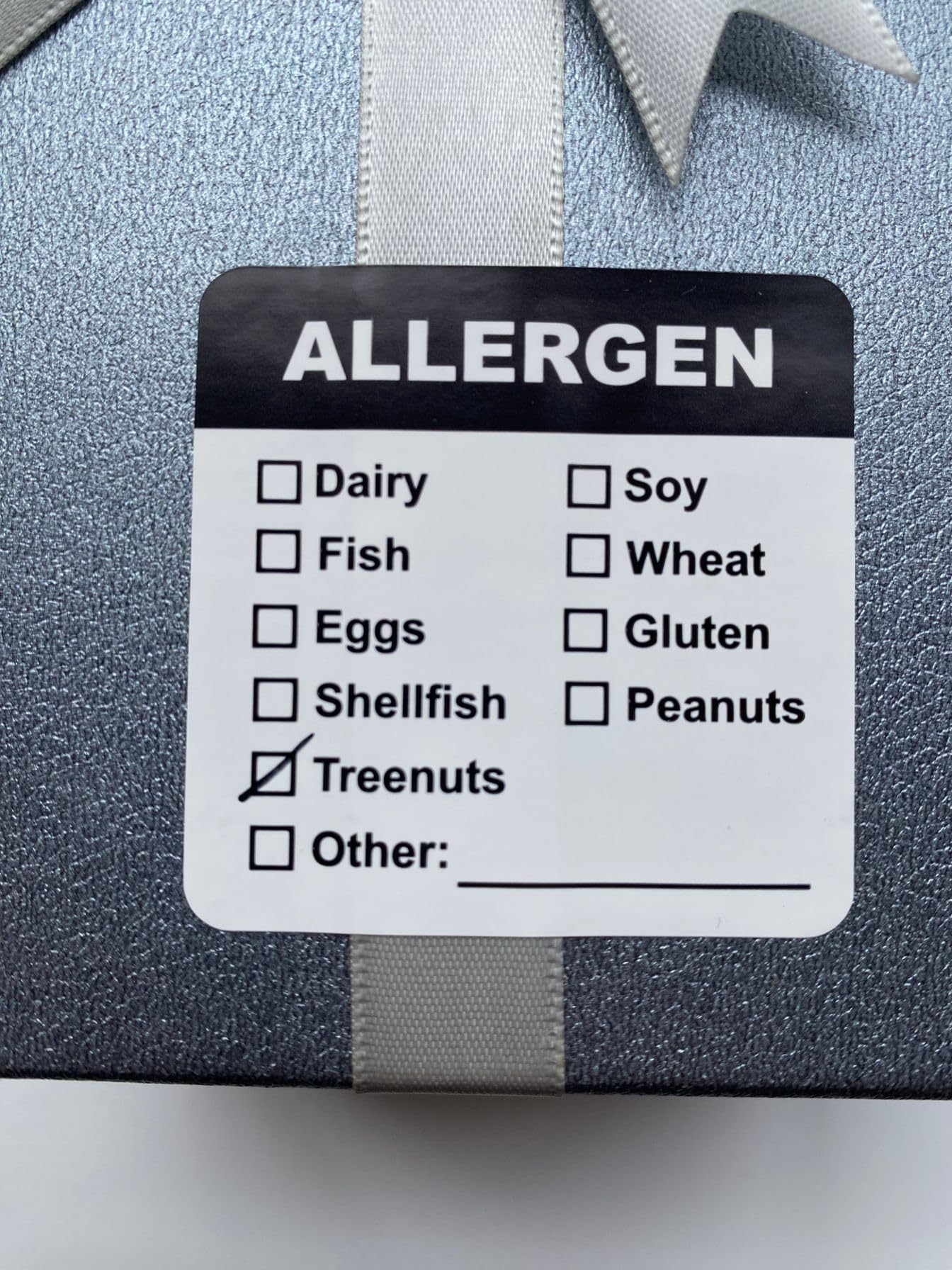 Allergen Warning Stickers Labels - 2x2 inch Food Rotation Labels Allergen Warning Label 300 PCS Adhesive Allergy Stickers