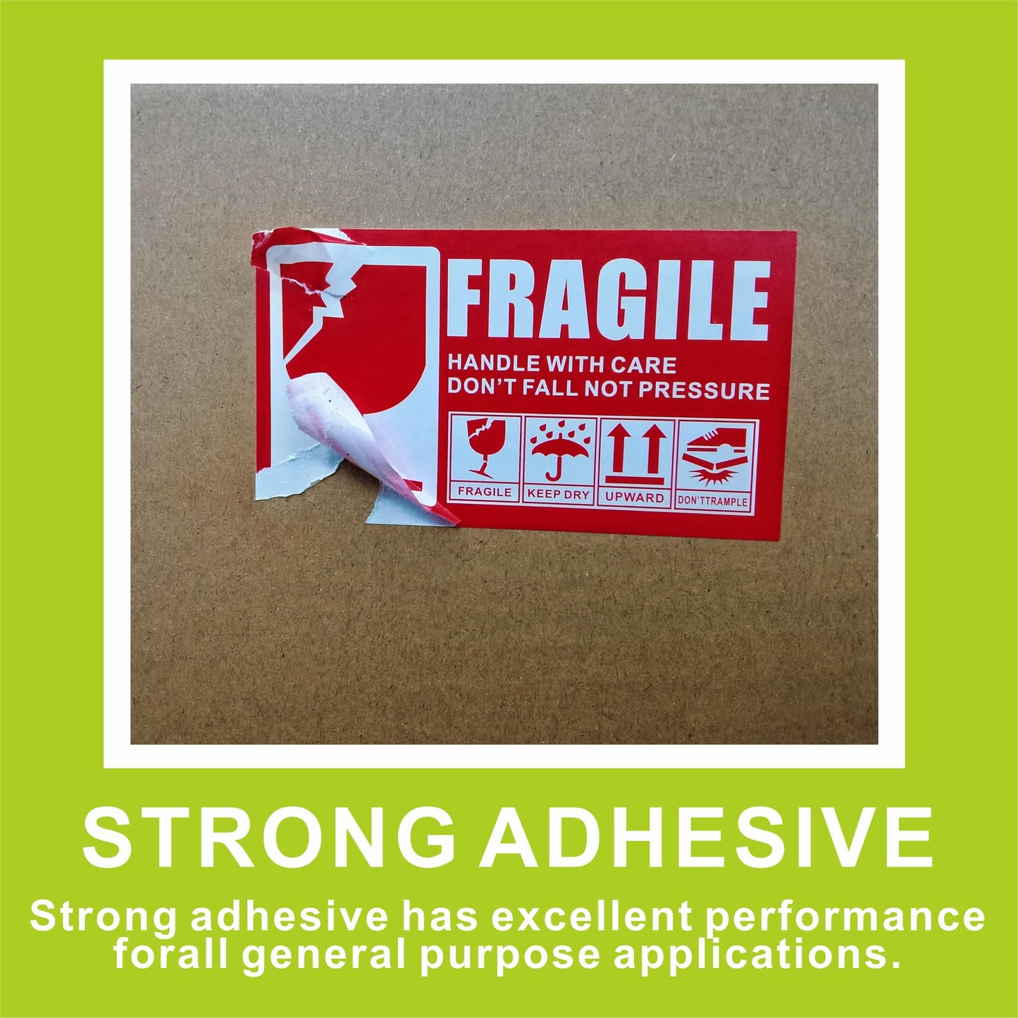 500 Pcs 3.5X2 Inch Fragile Stickers for Moving Shipping,Fragile Labels for Shipping Moving,Permanent Adhesive Shipping Stickers