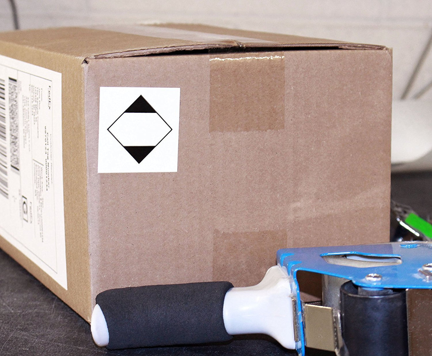 Shipping Labels Transport Stickers Limited Quantity of Dangerous Goods Black Diamond Label, 2"x2", 300 Per Roll 2x2 inch