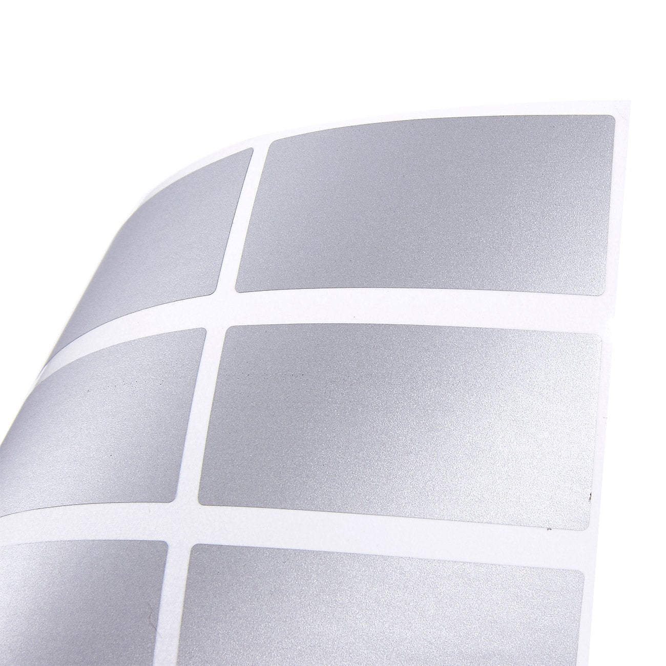 300 Pack Scratch Off Stickers, Self Adhesive DIY Rectangle Labels, Silver, 2 x 1 in.