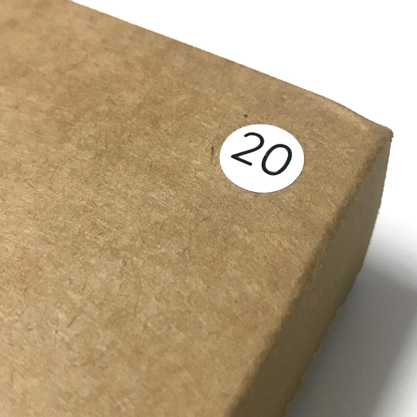 25 Sheets, 1 to 100, Number Stickers Labels - 0.4" Round, Pack of 2500 25 Sets