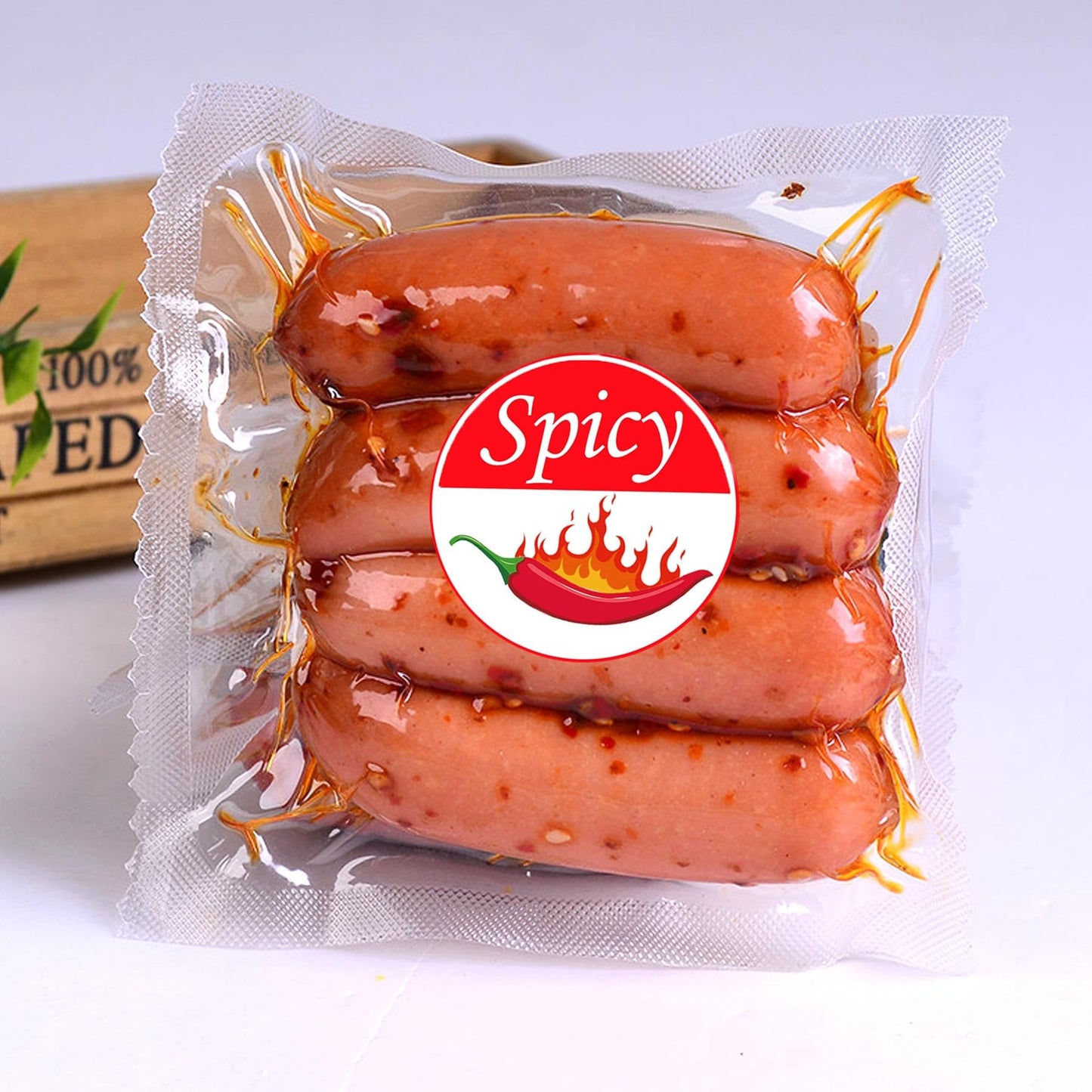 Fluorescent Spicy Stickers Grocery Store Food Warning Spicy Labels Adhesive Sticker for Food Warning 1.5 Inch Foods Rotation Labels Hot Stickers -500/Roll Hots Label Hot Sauce Red 1.5inch