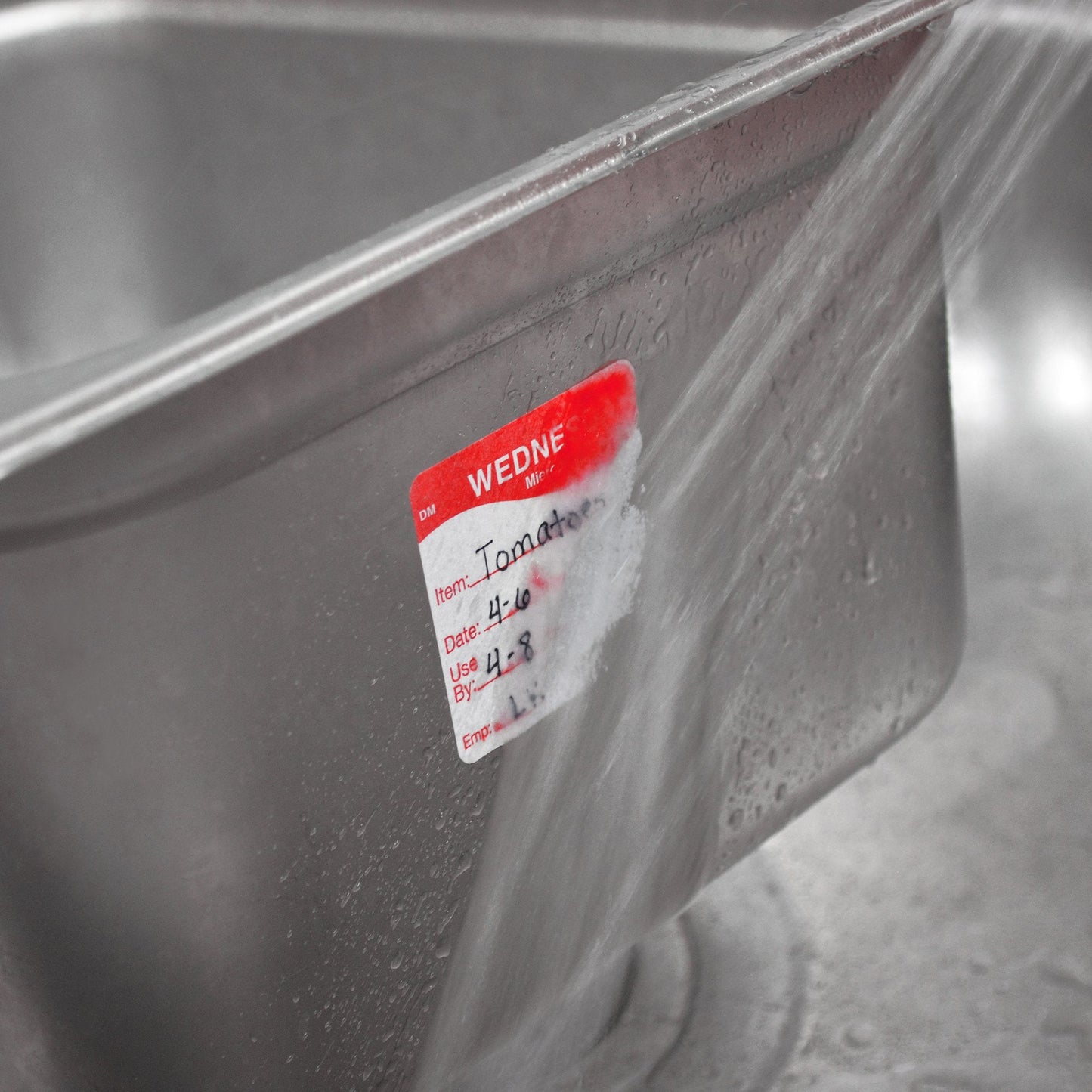 DayMark Safety Systems DissolveMark IT110072-7-SUN Day of The Week 1" x 1" Dissolvable Label, Sun, Black, Roll of 500