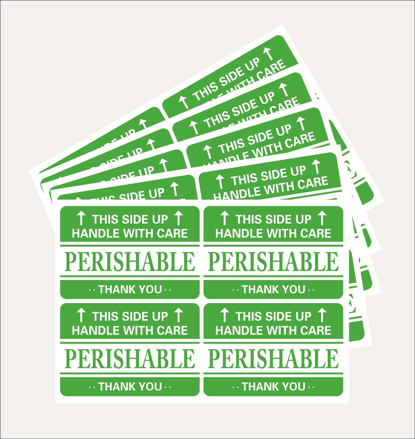 Perishable Sticker for Shipping,2x3 inch 200pcs Green Perishable Sticker for Shipping