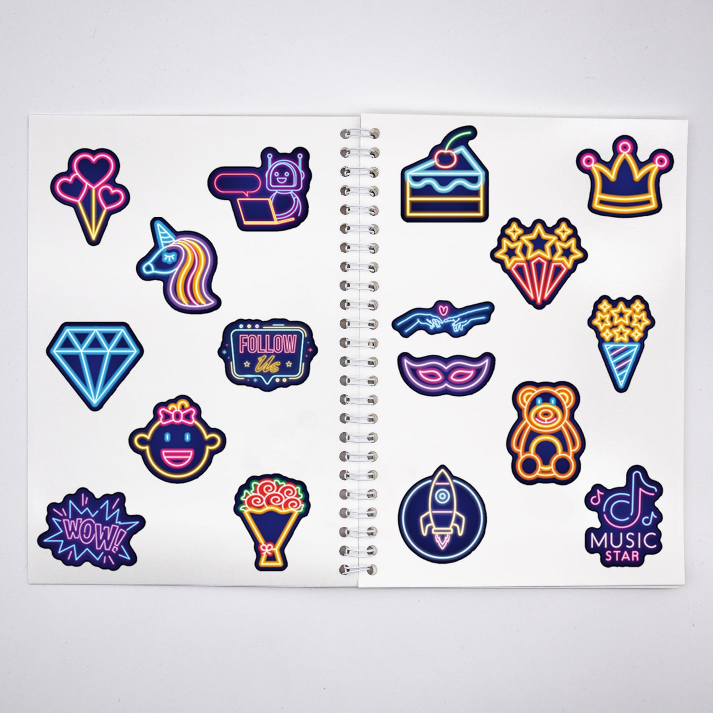 1 Pack Sticker Book, Reusable Sticker Book with Plastic Spatula, A5 Blank Sticker Book Collecting Album Sticker Collecting Book for Sticker Organizer Collecting Storage (Galaxy Aurora - Pale Pink) Galaxy Aurora - Pale Pink