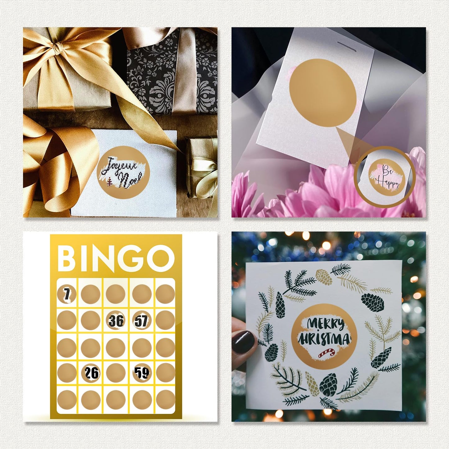 600pcs 1-Inch Scratch Off Stickers, Gold & Silver Round Scratch Off Labels Self-Adhesive Scratcher Make Your Own Custom Scratch Off Cards for Top Secret Winner Prize Lottery Tickets DIY Raffle Card