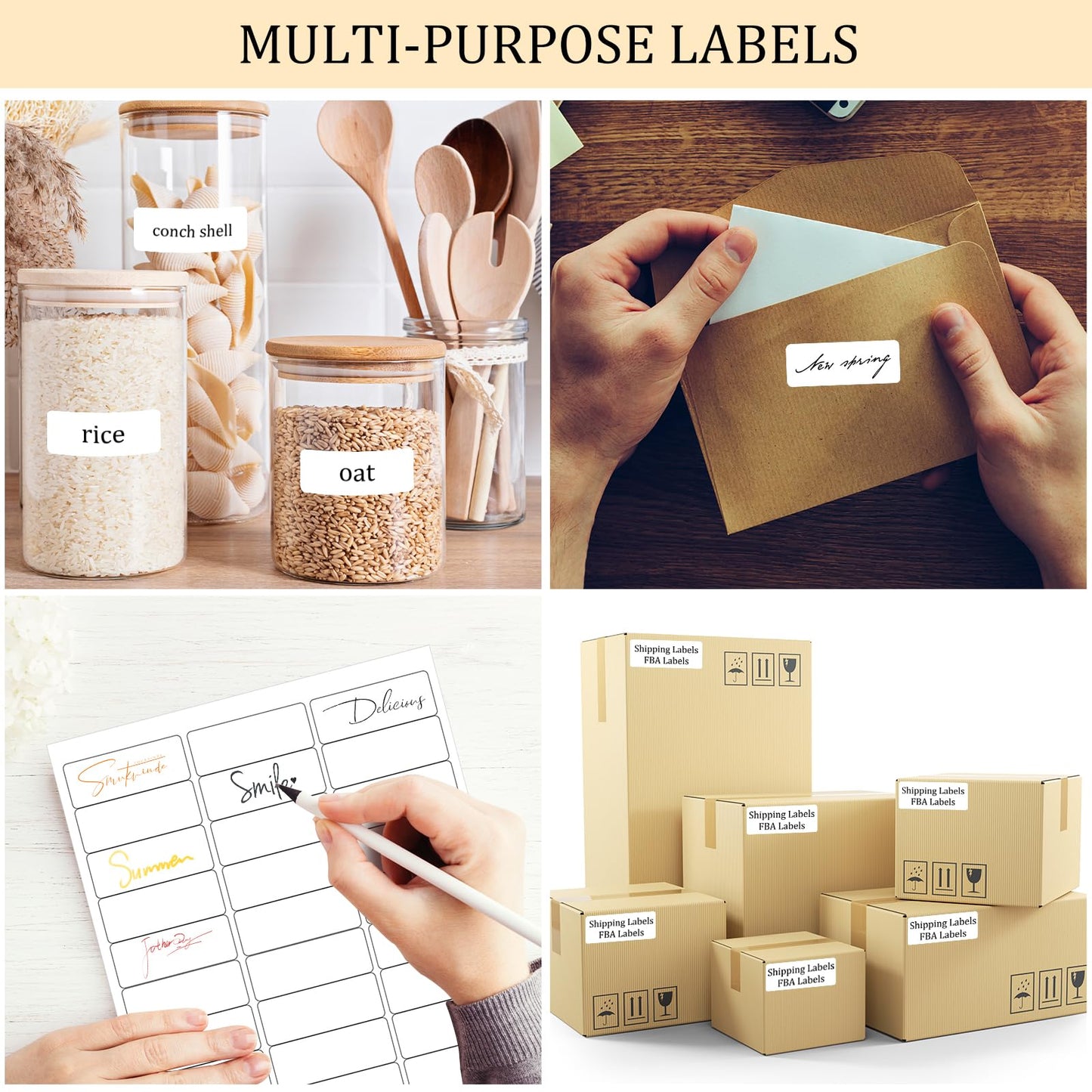 FungLam 1" x 2-5/8" Shipping Address Labels 900 Label Stickers Paper for Laser/Inkjet Printer 30 per Page Printable Mailing Labels (30 Sheets, 900 Labels) 30 sheets / 900 labels