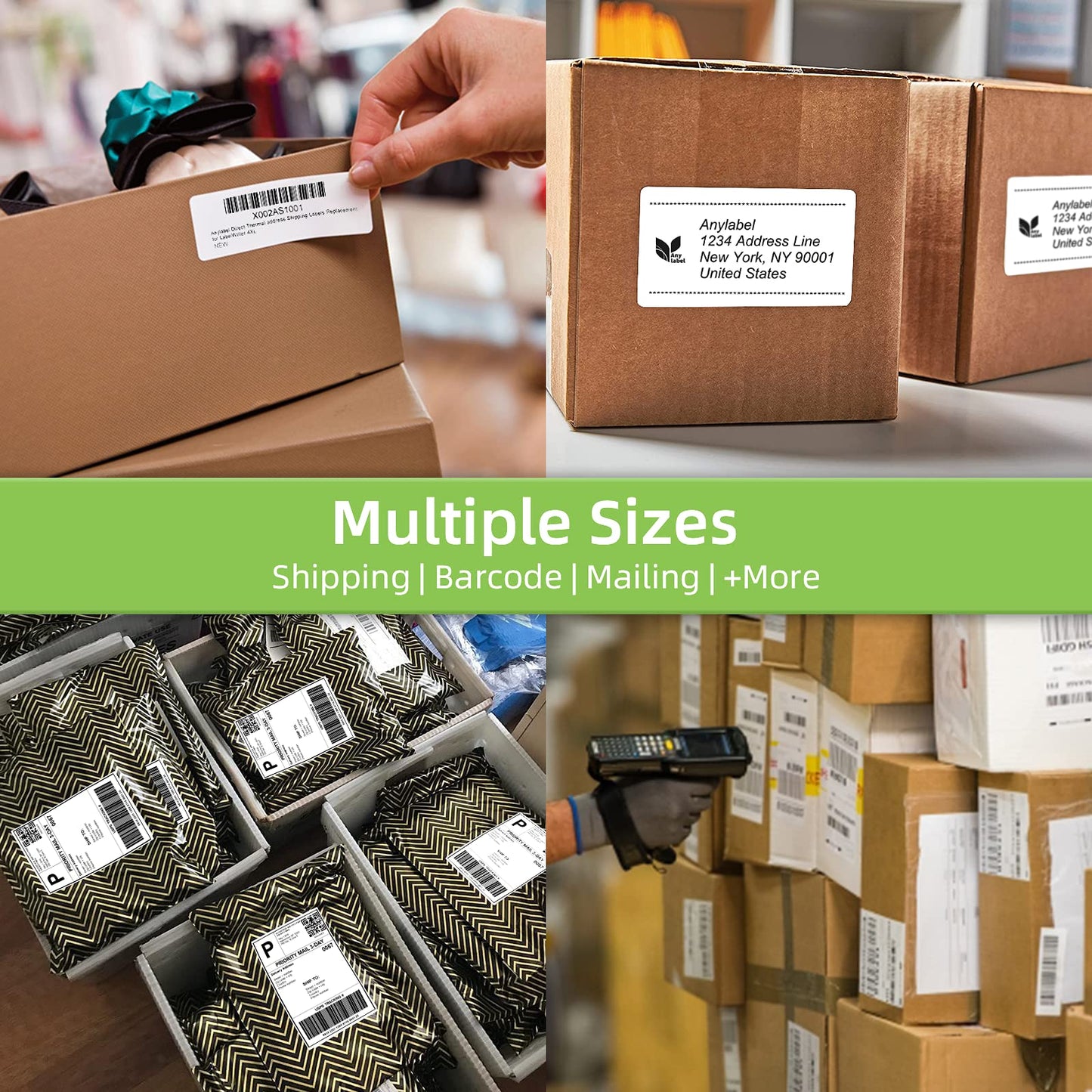 3000 Labels 100 Sheets 1" x 2-5/8" Address Label Sticker for Laser & Inkjet Printer - 30 Per Page Mailing Labels for Packages Adhesive, 30-up Return Address Labels 1" x 2-5/8" - 30 Per Page | 3000 Labels