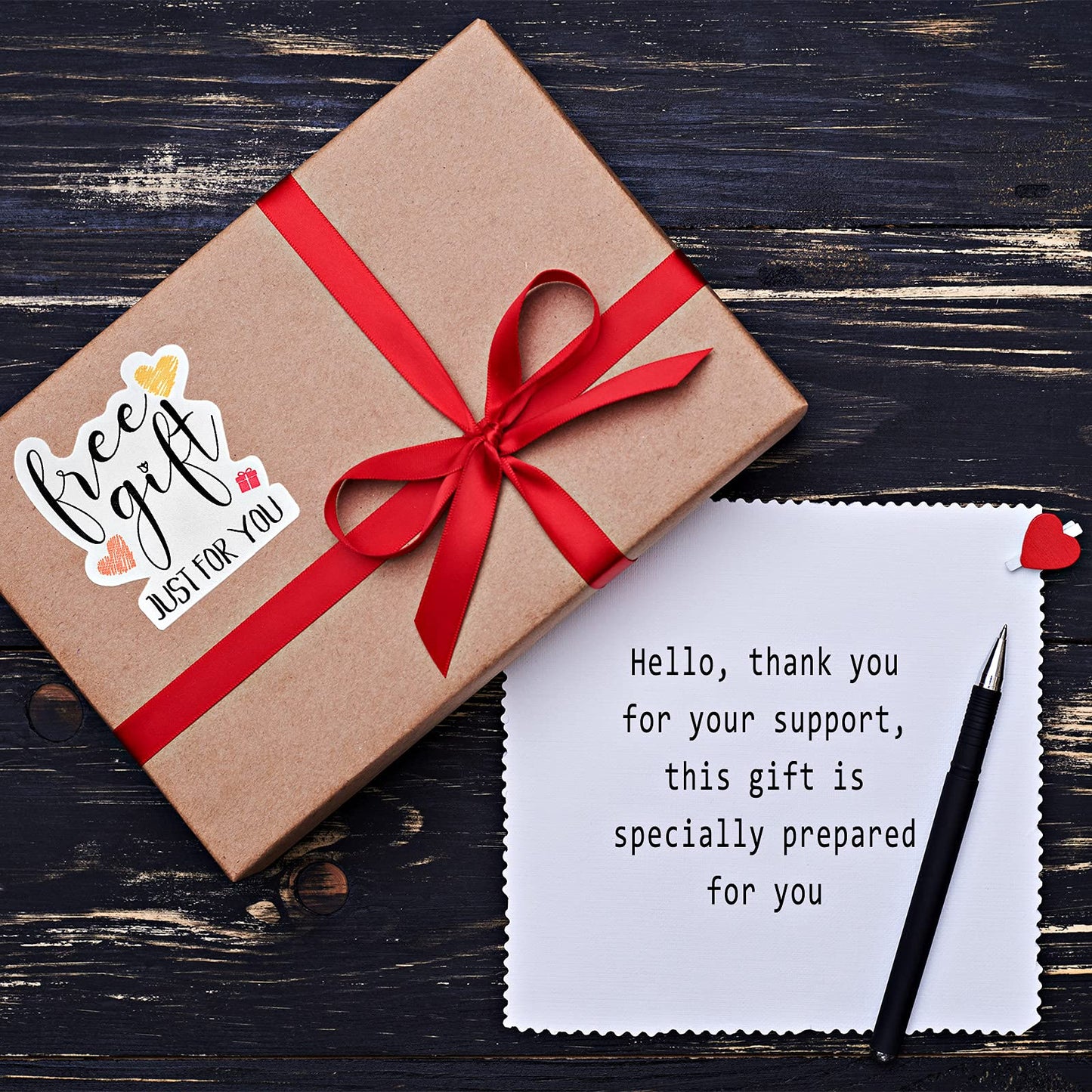 1000 Pieces Free Labels Stickers Just for You Free Stickers 1 Roll Thank You Irregular Shape Present Label Gift Boutique Small Business Handmade Label for Packaging