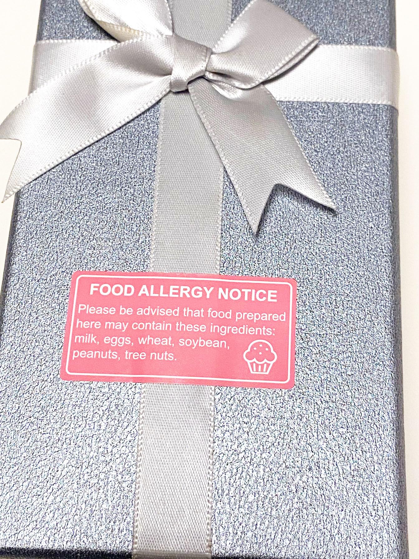 1x2 inch 500PCS Food Allergy Stickers Waterproof Stickers Without Residue for Food, Kitchen
