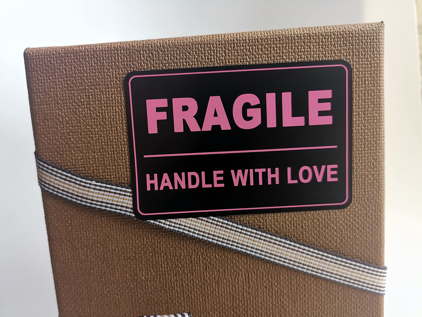 2"x3" 200 PCS Black Fragile Handle with Love Labels Stickers Shipping Mailing Cartons Envelops Adhesive Labels-Poskornwel