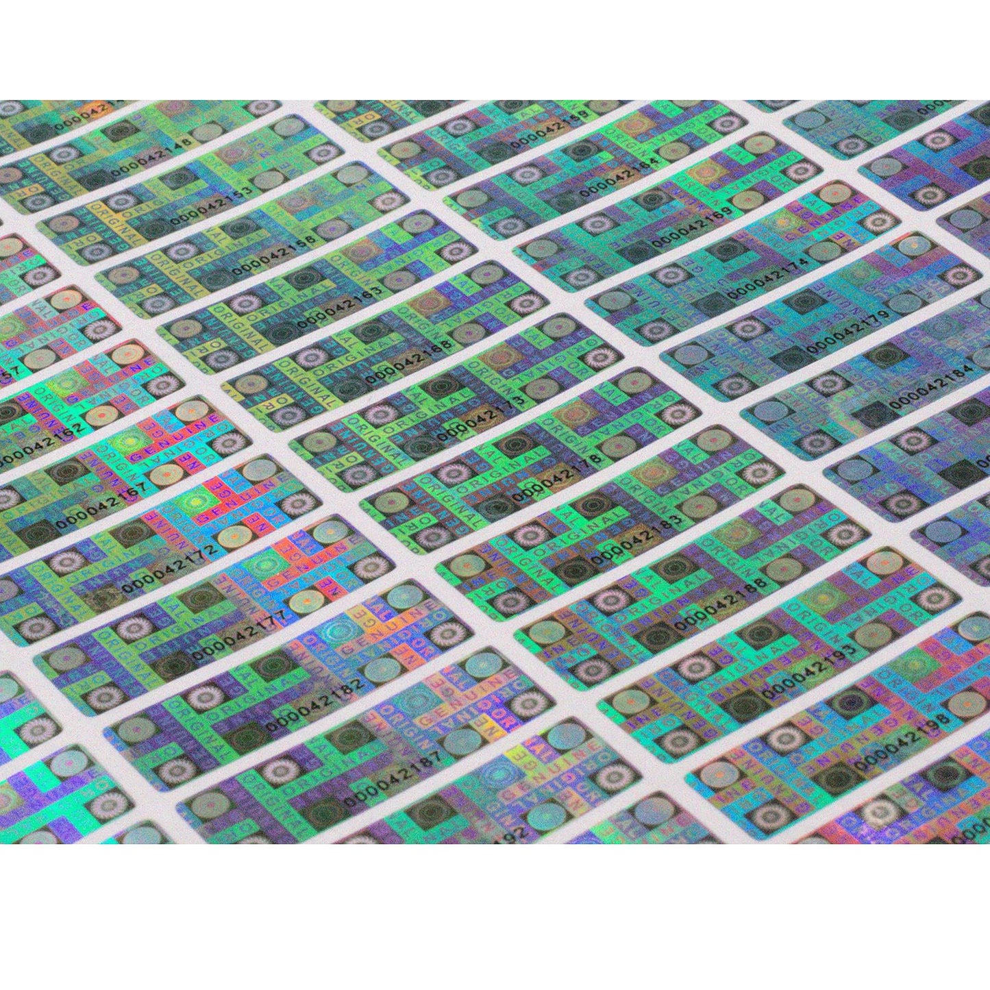 350 Tamper Proof Stickers, Tamper Evident Stickers. Genuine Original Holographic Security Seal, Tamper Resistant Hologram Foil Tape Feature with Serial Numbers. Strong Adhesive. (350 Stickers) 350 Stickers
