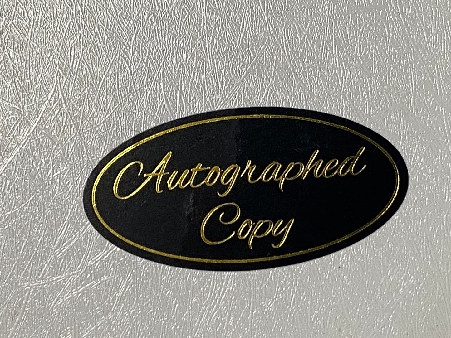 1x2 inch 300PCS Autographed Sticker Autographed by The Author Stickers for Paperback Books Novels