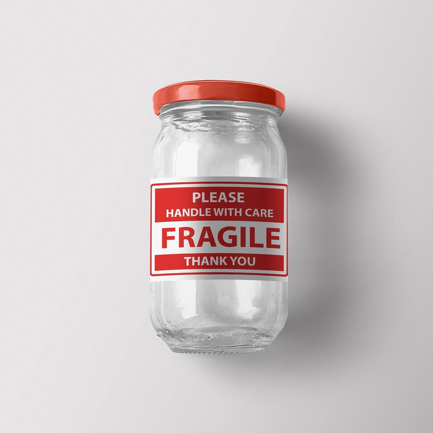 2 x 3 Inch Fragile Stickers for Shipping, Moving and Packing, Please Handle with Care Fragile Thank You Do Not Drop, Warning Stickers Fragile Labels, Permanent Adhesive 500 Labels, 1 Roll