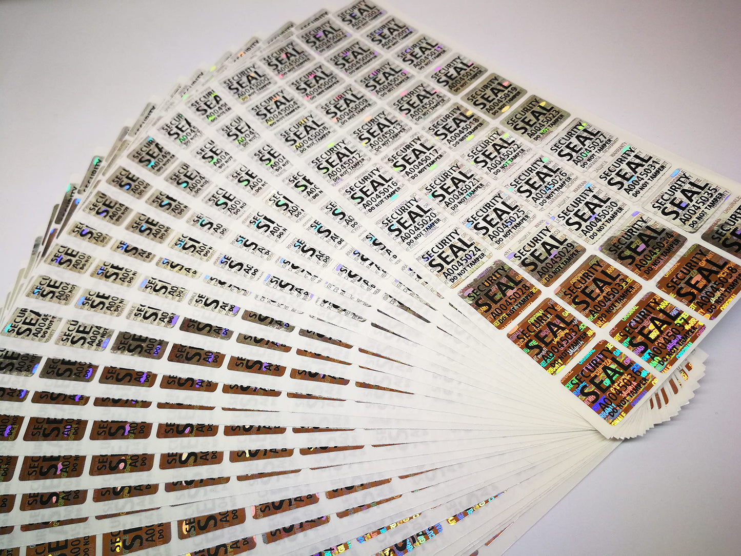 500 pcs Silver Security Seal 0.59 x 0.59 Inch, Void Hologram Stickers, Warranty Tamper evident Holographic Labels