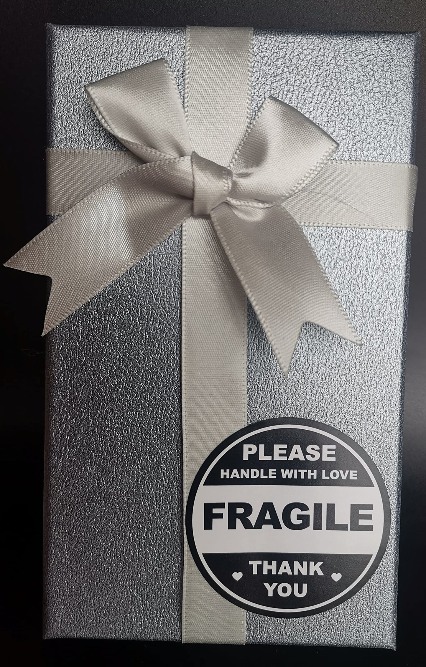 2" 300 PCS Black Fragile Handle with Love Labels Stickers Shipping Mailing Cartons Envelops Adhesive Labels
