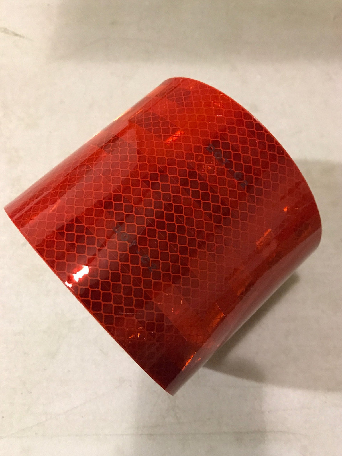 4" Wide x 10' Foot Long Roll of 3M DOT Diamond Grade Conspicuity Solid Red Reflective Sheeting Safety Tape 983-72ES