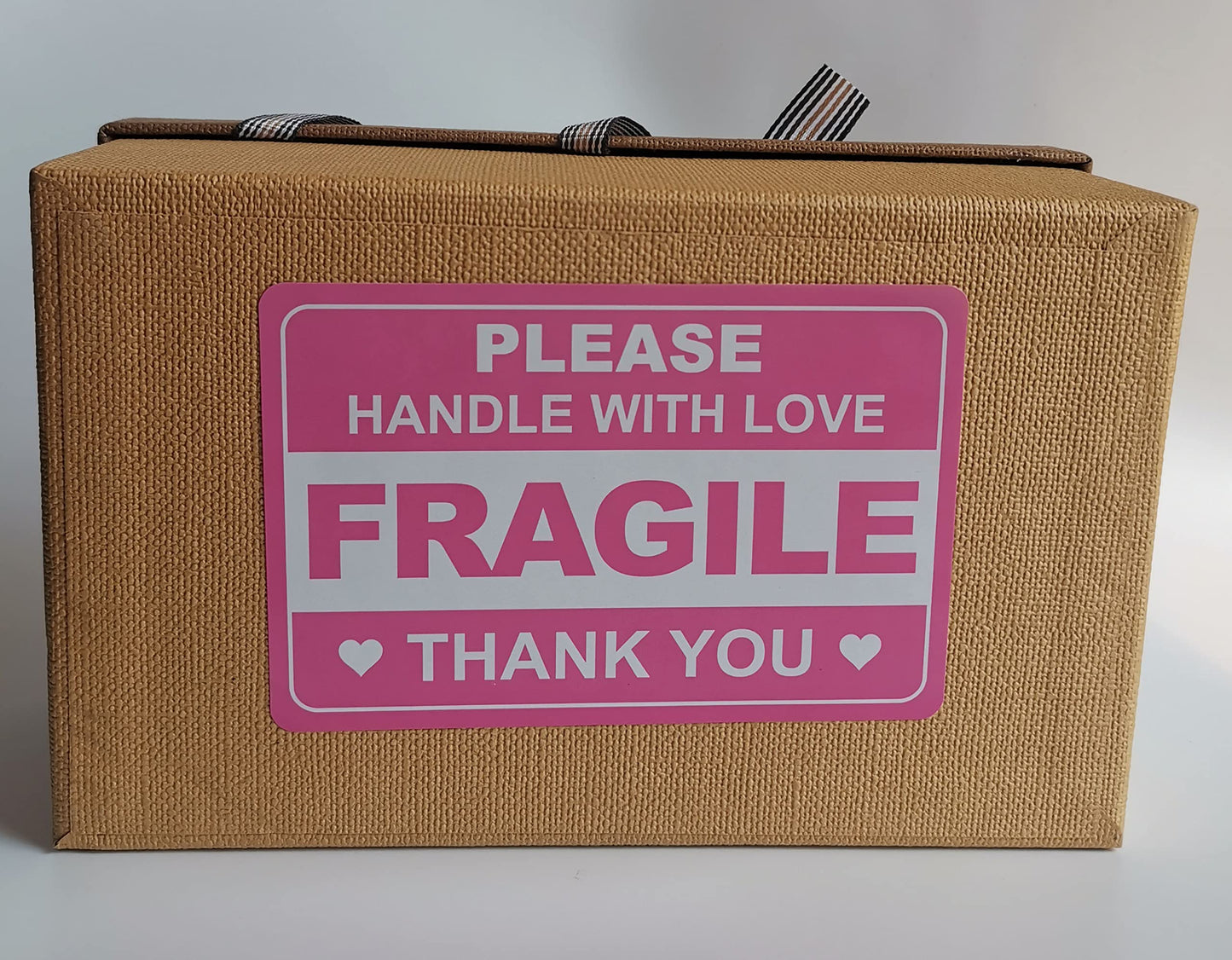 3x4.5 100 PCS Pink Fragile Handle with Love Labels Thank You Stickers Shipping Mailing Cartons Envelops Adhesive Labels-Poskornwel