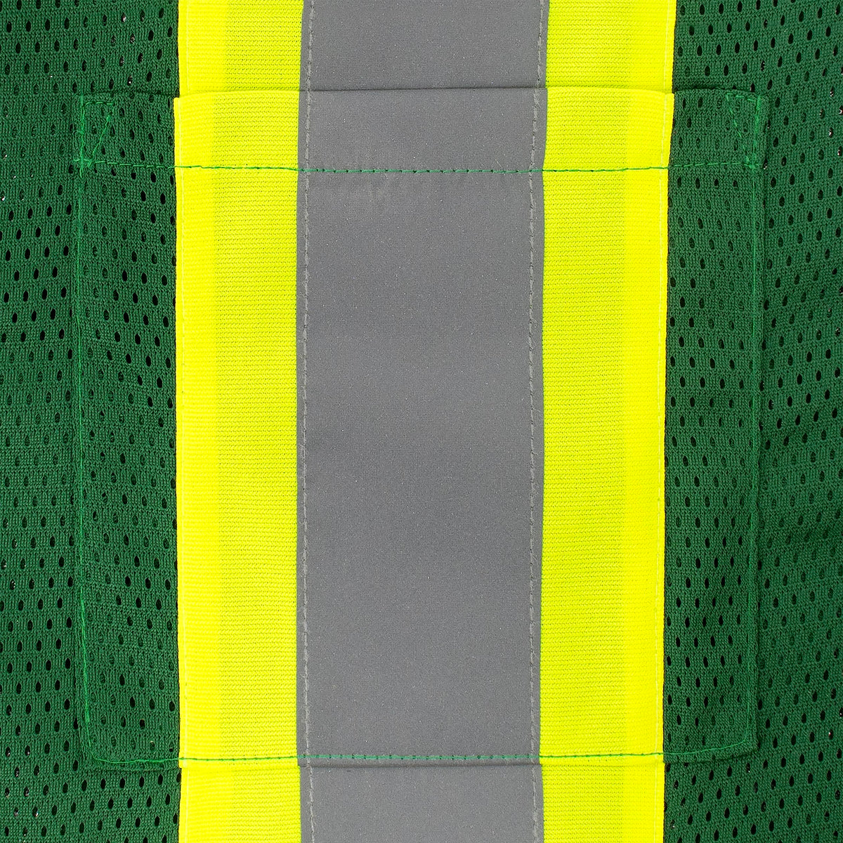 Radians SV22-1 Economy Type O Class 1 Safety Vest Size Small, Hunter Green Mesh with Contrasting Tape - 1 Each