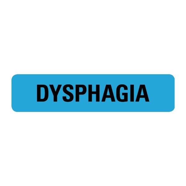 Dysphagia Labels .375 x 1.625 (500 labels)