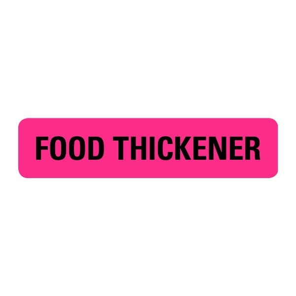 Food Thickener Labels .375 x 1.625 (500 labels)