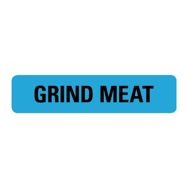 Grind Meat Labels .375 x 1.625 (500 labels)