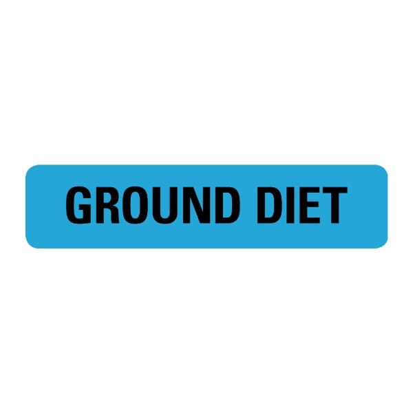 Ground Diet Labels .375 x 1.625 (500 labels)