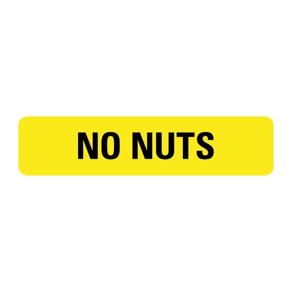 No Nut Labels .375 x 1.625 (500 labels)