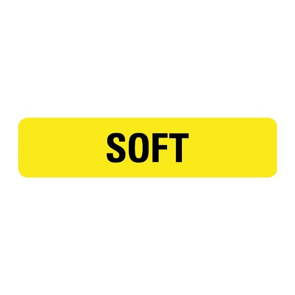 Soft Food Service Medical Labels .375 x 1.625 (500 labels)