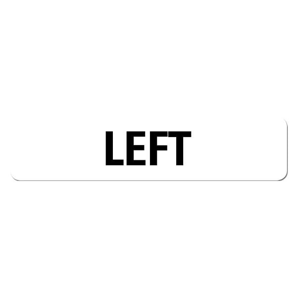 LEFT Medical Labels .375" x 1.625" White Labels (500 labels)