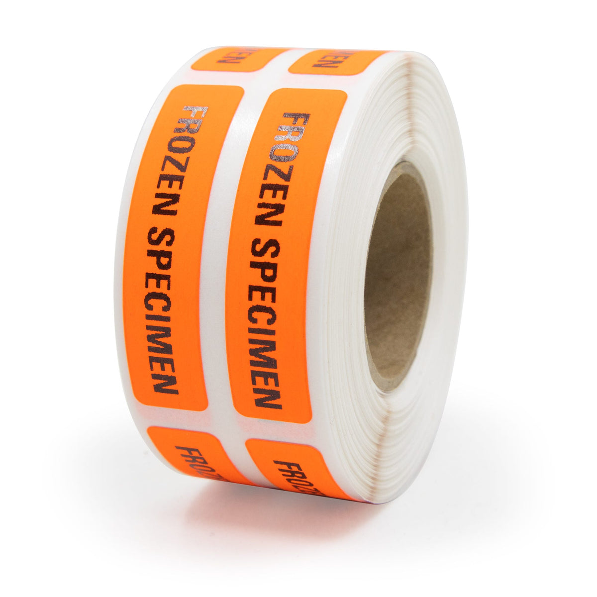 FROZEN SPECIMEN Medical Labels .375" x 1.625" Red Labels (500 labels)