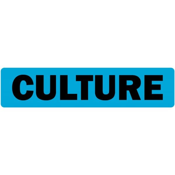 Culture Medical Labels .375" x 1.625" Pack of 500 labels
