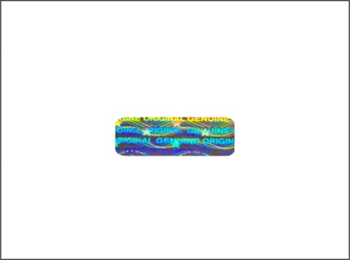 1050 pcs Tiny Security Hologram Labels, Void Warranty Stickers Tamper evident Seals Read Size! 0.47 x 0.157 inch (Very Small!)