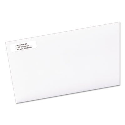 Avery® EcoFriendly Recycled Return Address Labels, 1/2" x 1-3/4", White, Permanent Label Adhesive, 8,000 Printable Labels (48467) 8,000 labels 1/2" x 1-3/4"