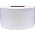 White perforated 4x6.5 inch laser and inkjet printer labels with 3-inch core, 900 count 
