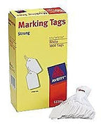 Medium-Weight White Marking Tags, 1.75 x 1.09, 1,000/Box