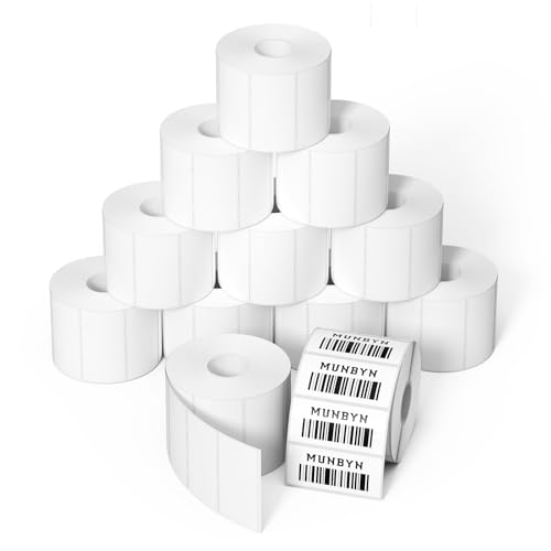 2x1 Inch Thermal Labels+2" Circle Holographic Thermal Label Stickers