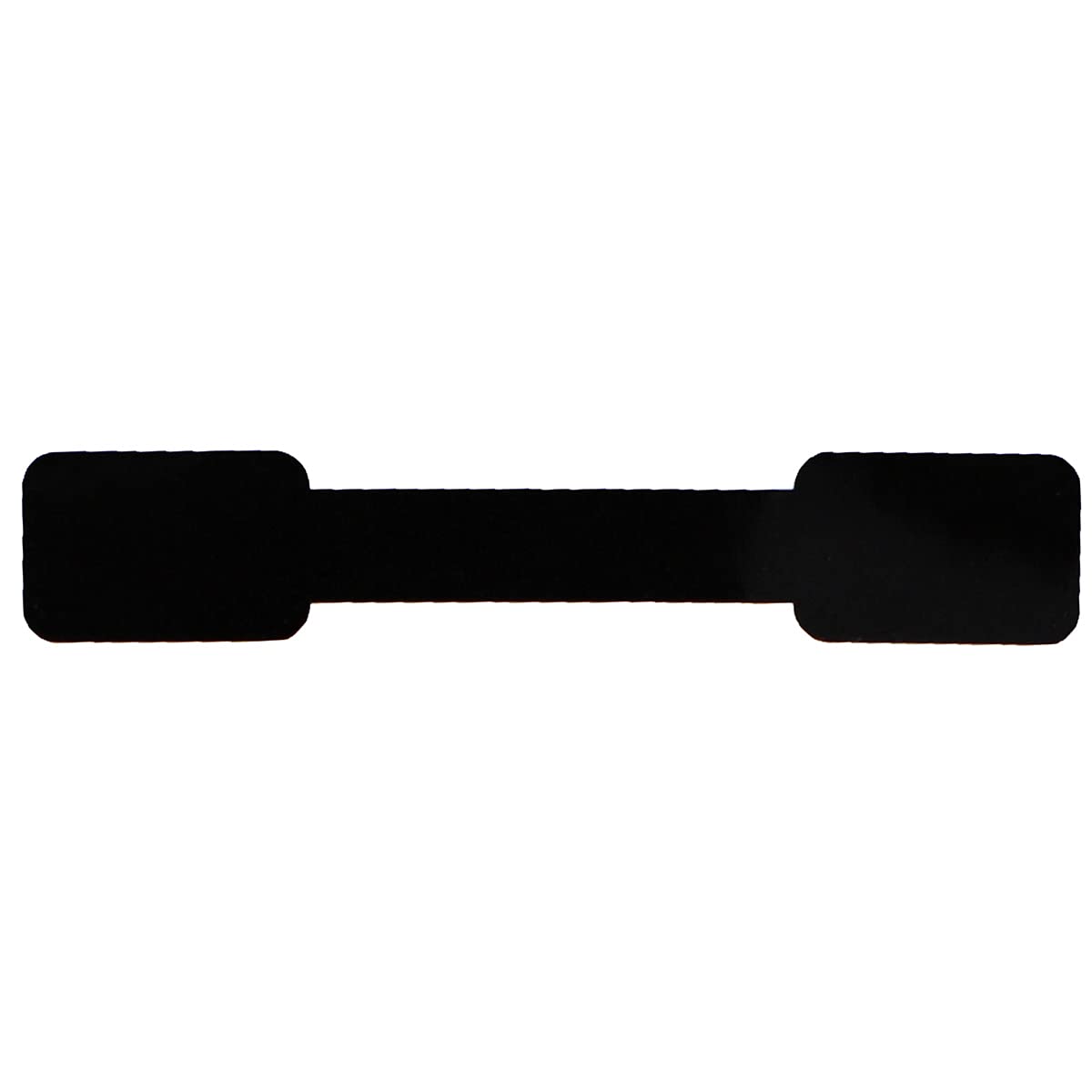 Black Blank Tamper Evident Labels 0.5 x 2.75 Inch 500 Total Clear Stickers - Tamper Proof Stickers, Ideal for Food Delivery, Food Packaging, Envelope Seals, Product Protection
