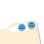 Avery® Print/Write Self-Adhesive Removable Labels, 0.75 Inch Diameter, Light Blue, 1,008 per Pack (5461)
